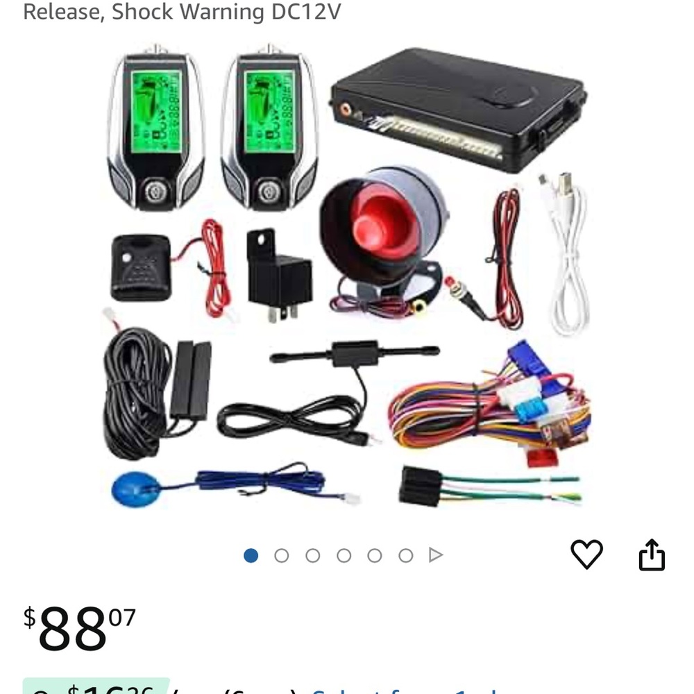 Car Alarm System with Remote Controls